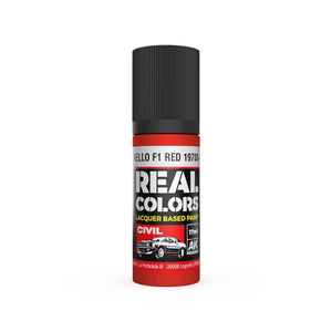 AK Interactive RC833 Real Colors Maranello F1 Red 1970s-1980s Paint 17ml - A-Z Toy Hobby