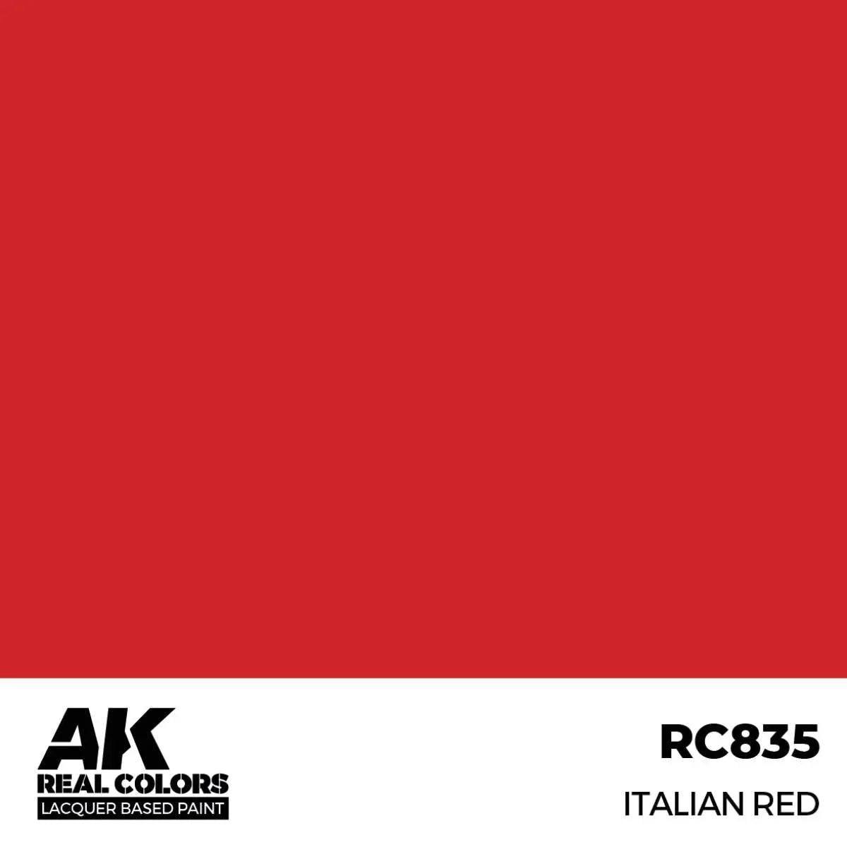 AK Interactive RC835 Real Colors Italian Red Paint 17ml - A-Z Toy Hobby