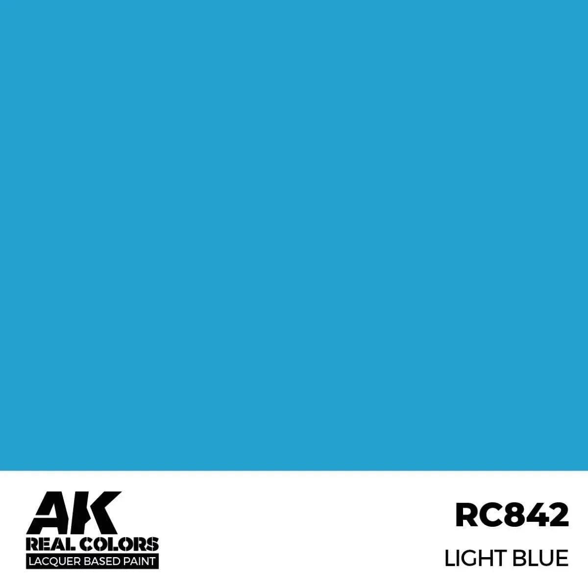 AK Interactive RC842 Real Colors Light Blue Paint 17ml - A-Z Toy Hobby