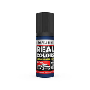 AK Interactive RC843 Real Colors Tyrrell Blue Paint 17ml - A-Z Toy Hobby