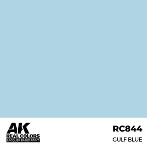 AK Interactive RC844 Real Colors Gulf Blue Paint 17ml - A-Z Toy Hobby