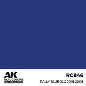 AK Interactive RC846 Real Colors Rally Blue 02C 2001-2006 Paint 17ml - A-Z Toy Hobby