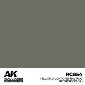 AK Interactive RC854 Real Colors Hellgrau-Light Gray RAL 7009 (Interior Color) Paint 17ml - A-Z Toy Hobby