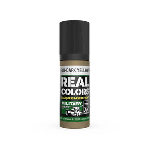 AK Interactive RC859 Real Colors Dunkelgelb-Dark Yellow RAL 7028 Yellow Paint 17ml - A-Z Toy Hobby