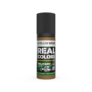 AK Interactive RC861 Real Colors Gelbbraun-Yellow Brown RAL 8000 Paint 17ml - A-Z Toy Hobby