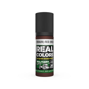 AK Interactive RC862 Real Colors Rot (Rotbraun)-Red (Red Brown) RAL 8012 Paint 17ml - A-Z Toy Hobby