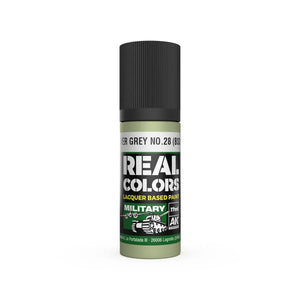 AK Interactive RC866 Real Colors Silver Grey No.28 (BS381) Paint 17ml - A-Z Toy Hobby