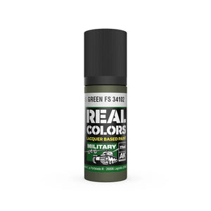 AK Interactive RC905 Real Colors Green FS 34102 Paint 17ml - A-Z Toy Hobby