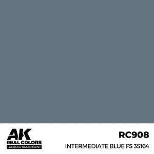 AK Interactive RC908 Real Colors Intermediate Blue FS 35164 Paint 17ml - A-Z Toy Hobby