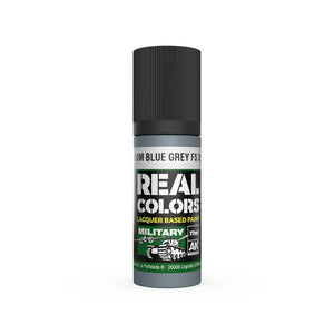 AK Interactive RC909 Real Colors Medium Blue Grey FS 35237 Paint 17ml - A-Z Toy Hobby