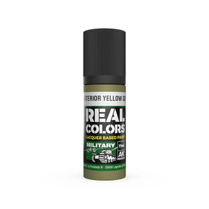 AK Interactive RC929 Real Colors US Interior Yellow Green Paint 17ml - A-Z Toy Hobby