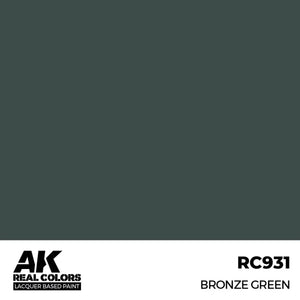 AK Interactive RC931 Real Colors Bronze Green Paint 17ml - A-Z Toy Hobby