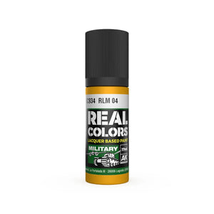 AK Interactive RC934 Real Colors RLM 04 Paint 17ml - A-Z Toy Hobby