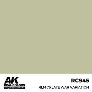 AK Interactive RC945 Real Colors RLM 76 Late War Variation Paint 17ml - A-Z Toy Hobby