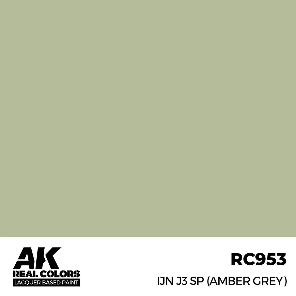 AK Interactive RC953 Real Colors IJN J3 SP (Amber Grey) Paint 17ml - A-Z Toy Hobby