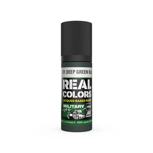 AK Interactive RC954 Real Colors IJN D1 Deep Green Black Paint 17ml - A-Z Toy Hobby