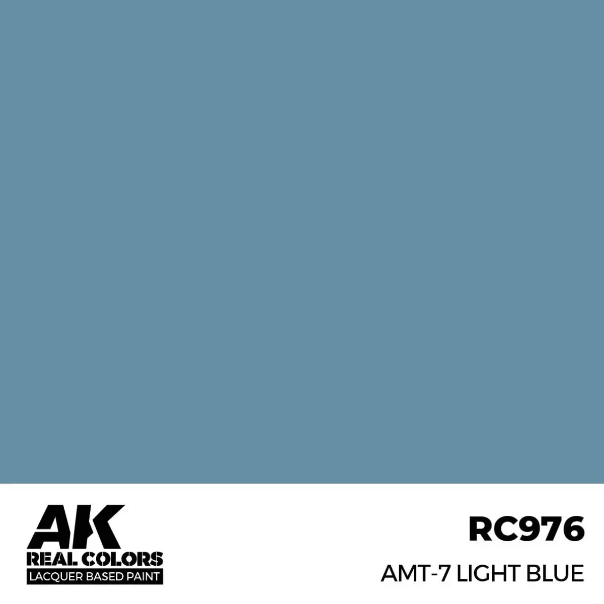 AK Interactive RC976 Real Colors AMT-7 Light Blue Paint 17ml - A-Z Toy Hobby