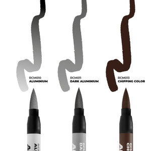 AK Interactive RCM105 RC Markers Set - Chipping (3pcs) - A-Z Toy Hobby