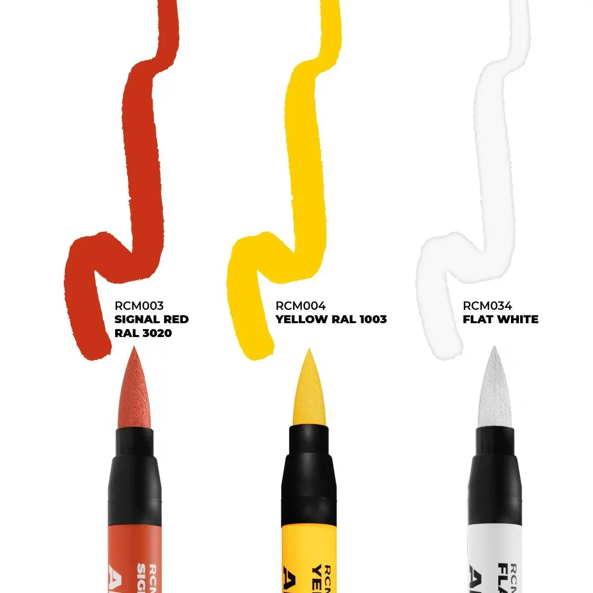 AK Interactive RCM106 RC Markers Set - Tactical Markings (3pcs) - A-Z Toy Hobby
