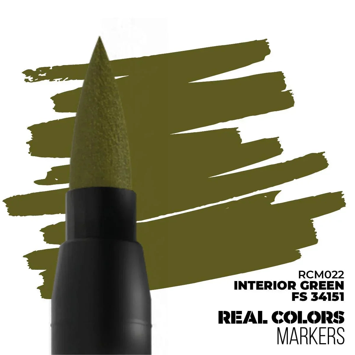 AK Interactive RCM022 RC Markers Interior Green FS 34151 - A-Z Toy Hobby