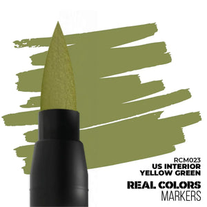 AK Interactive RCM023 RC Markers US Interior Yellow Green - A-Z Toy Hobby