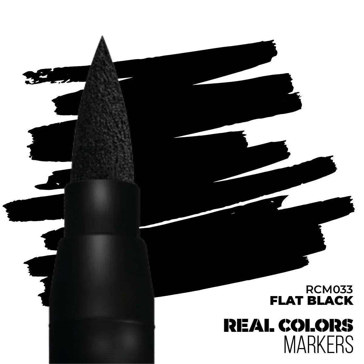 AK Interactive RCM033 RC Markers Flat Black - A-Z Toy Hobby