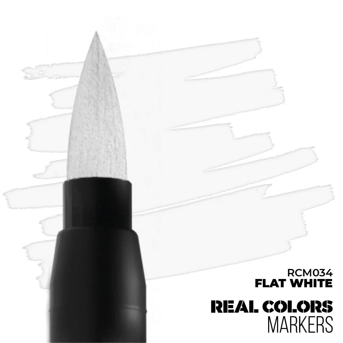 AK Interactive RCM034 RC Markers Flat White - A-Z Toy Hobby