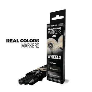 AK Interactive RCM102 RC Markers Set - Wheels (3pcs) - A-Z Toy Hobby