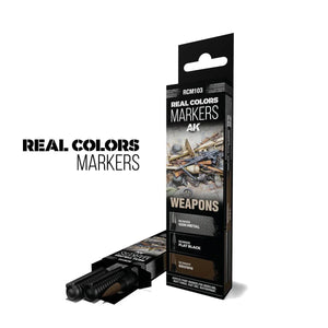 AK Interactive RCM103 RC Markers Set - Weapons (3pcs) - A-Z Toy Hobby