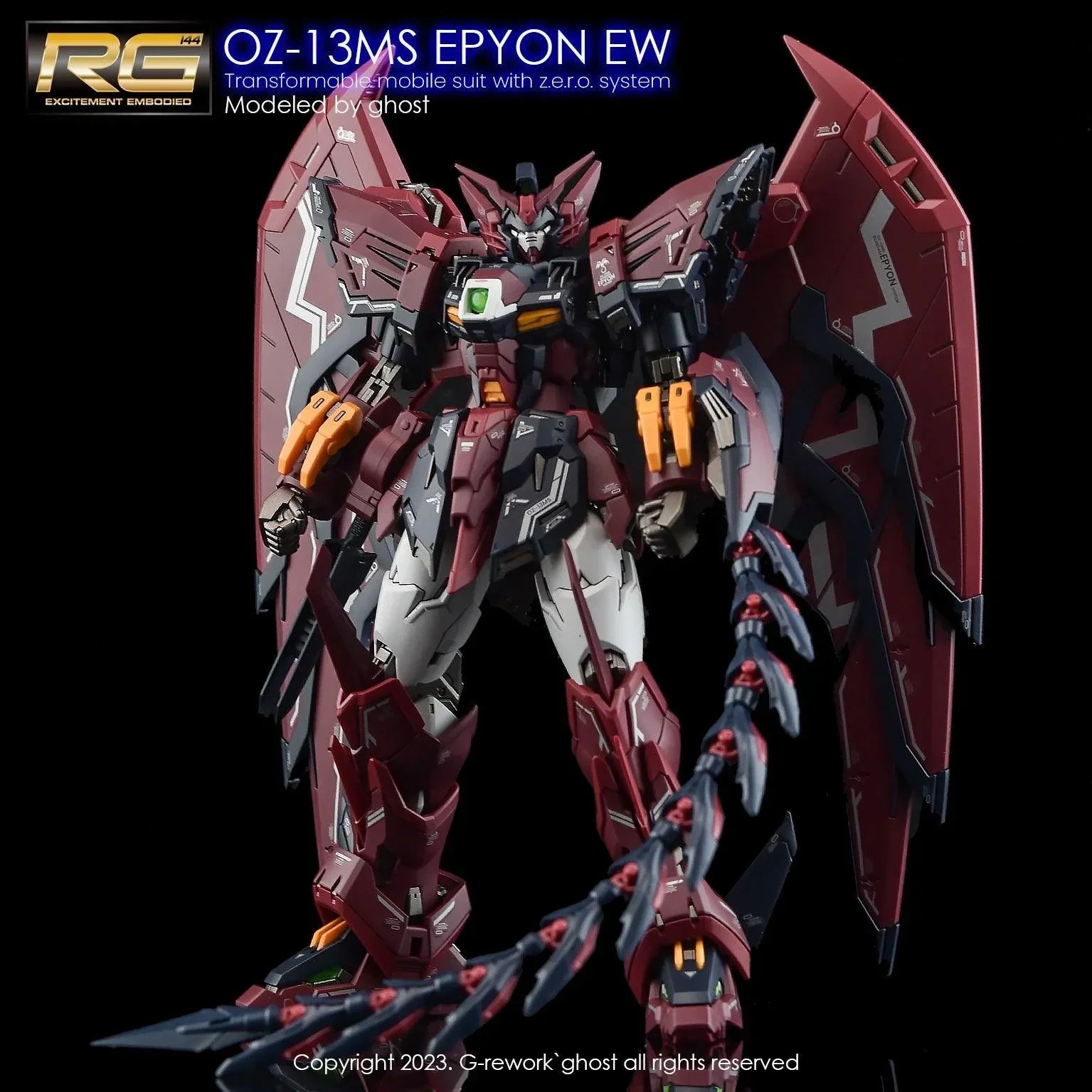 G-Rework Water Decal For RG Epyon - A-Z Toy Hobby