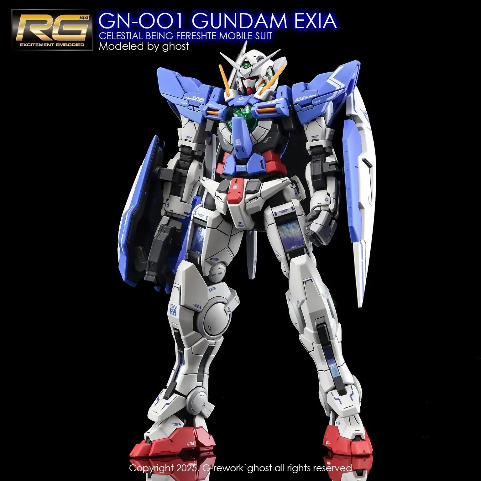 G-Rework Water Decal For RG Exia - A-Z Toy Hobby
