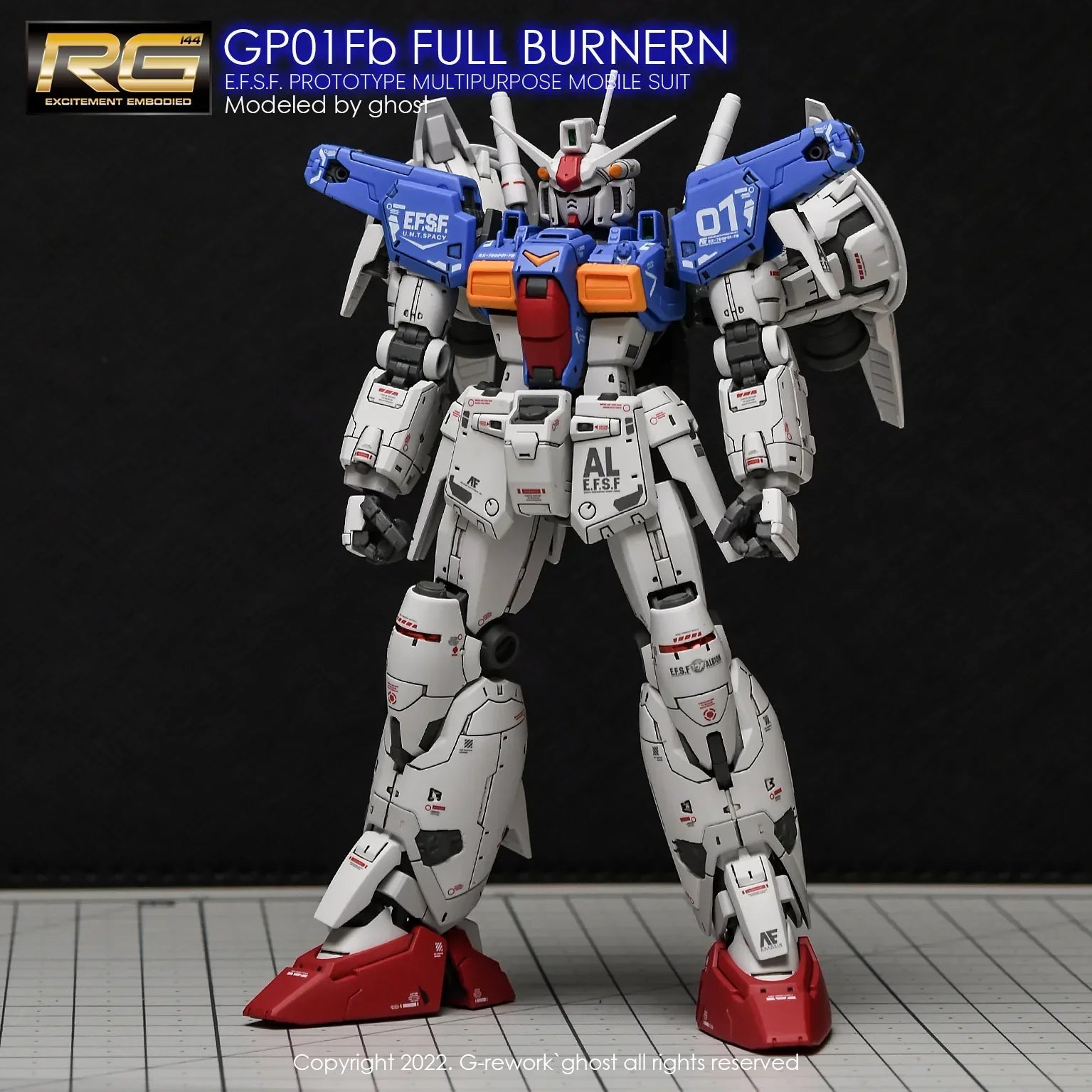 G-Rework Water Decal For RG GP01Fb Full Burnern - A-Z Toy Hobby
