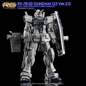 G-Rework Water Decal For RG RX-78-2 2.0 G3 Ver. - A-Z Toy Hobby