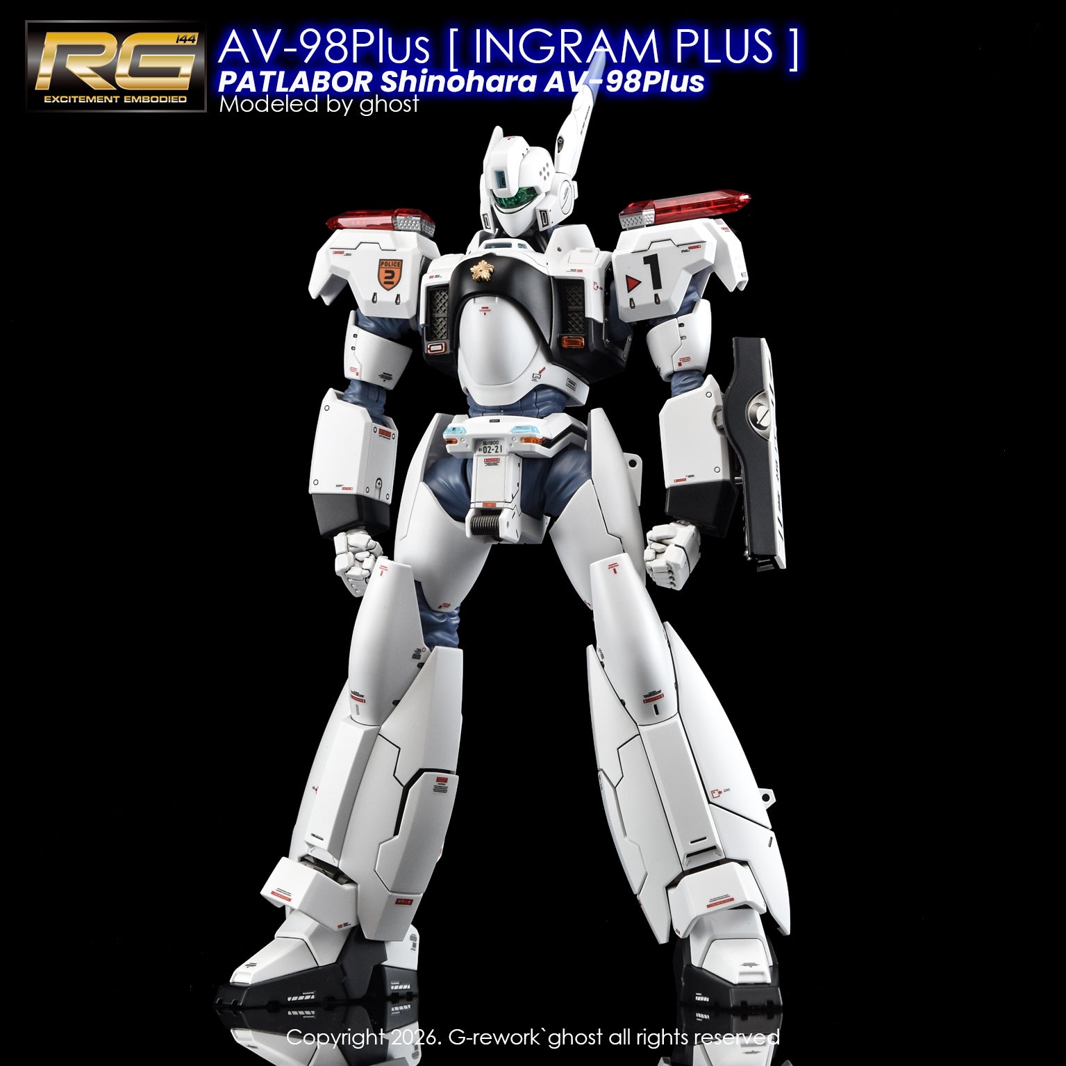 G-Rework Water Decal For RG AV-98Plus Ingram Plus