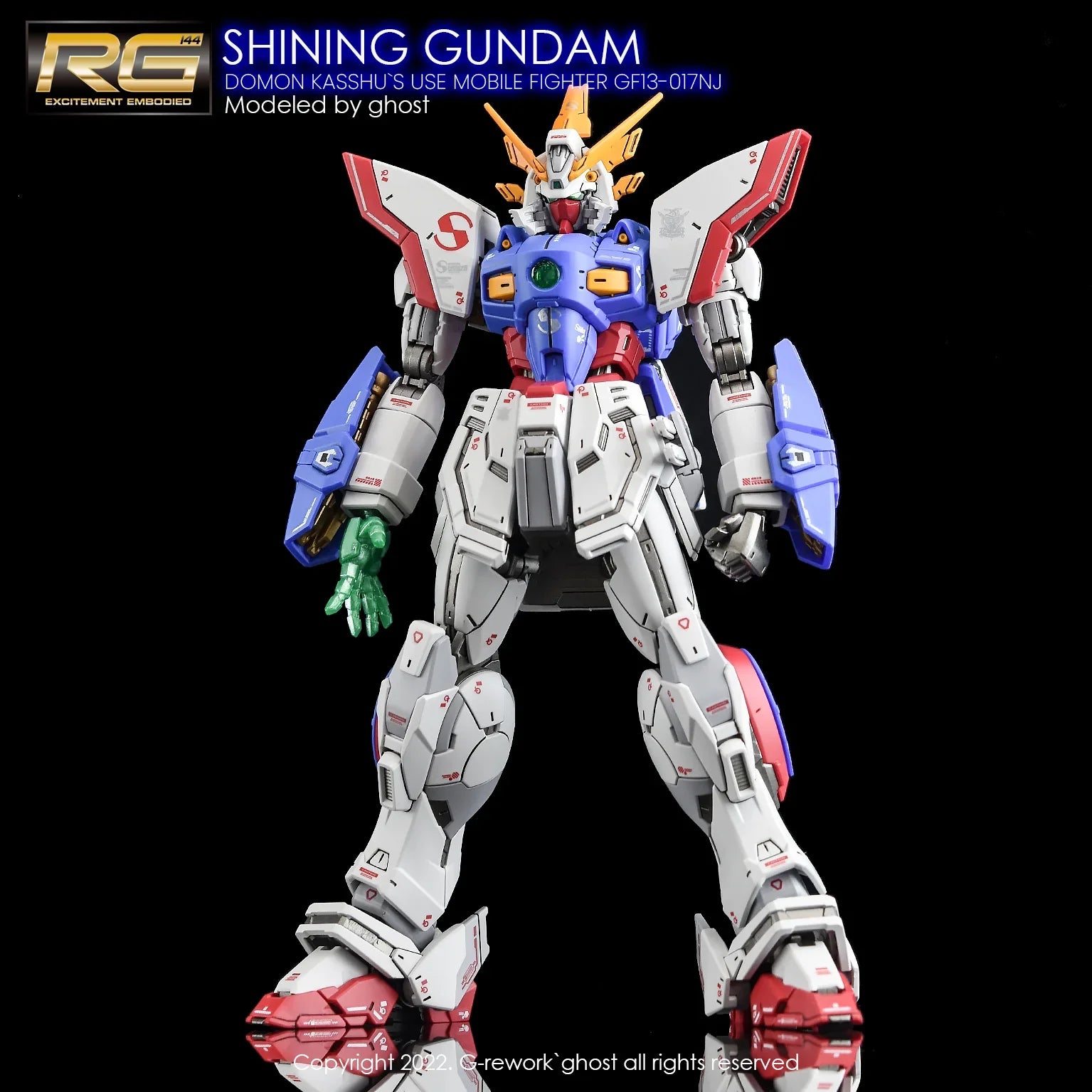 G-Rework Water Decal For RG Shining Gundam - A-Z Toy Hobby