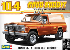 Revell 1979 Jeep J10 Pickup Truck with Camper Top 1/24 Model Kit - A-Z Toy Hobby