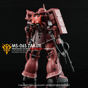 G-Rework Water Decal For HG GTO Char's Zaku II - A-Z Toy Hobby