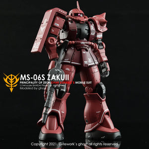 G-Rework Water Decal For HG GTO Char's Zaku II - A-Z Toy Hobby