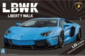 Aoshima 05989 LB-Works Lamborghini Aventador Ver.1 1/24 Model Kit - A-Z Toy Hobby
