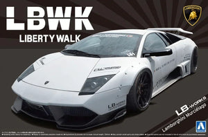 Aoshima 05992 LB-Works Lamborghini Murcielago Limited 20 Ver.1 1/24 Model Kit - A-Z Toy Hobby