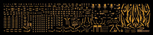 Delpi Gold Metal Sticker For RG Banshee - A-Z Toy Hobby