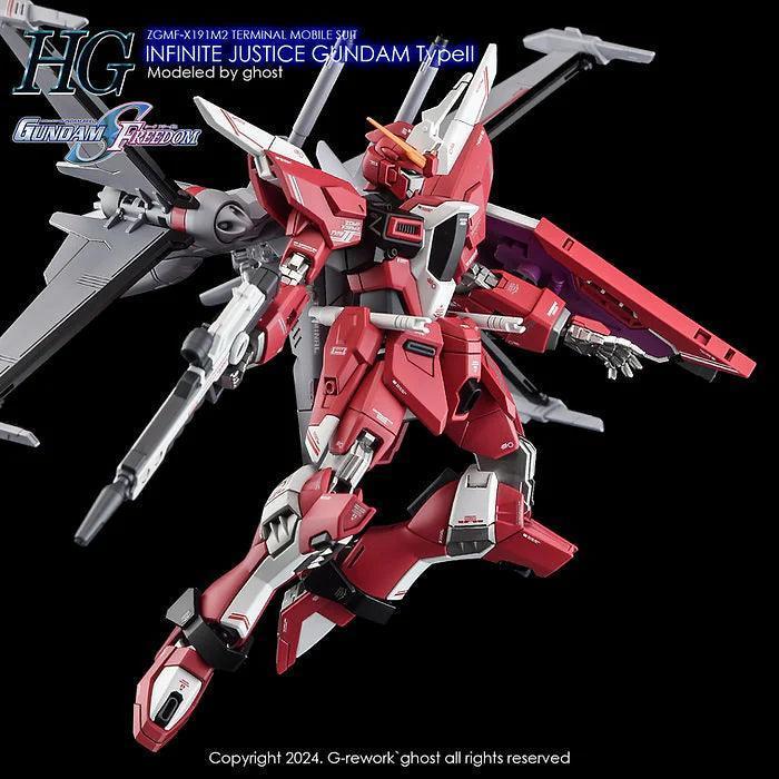 G-Rework Water Decal For HG Infinite Justice Type 2 - A-Z Toy Hobby