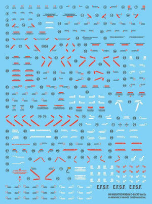 G-Rework Water Decal For MG Narrative C-Packs Ver. Ka - A-Z Toy Hobby