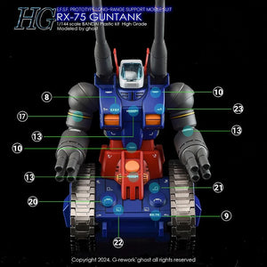 G-Rework Water Decal For HG Guntank - A-Z Toy Hobby