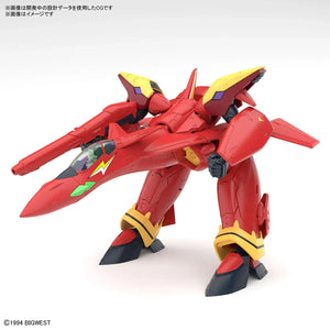 Bandai Macross Custom Fire Valkyrie with Sound Booster HG 1/100 Model Kit - A-Z Toy Hobby