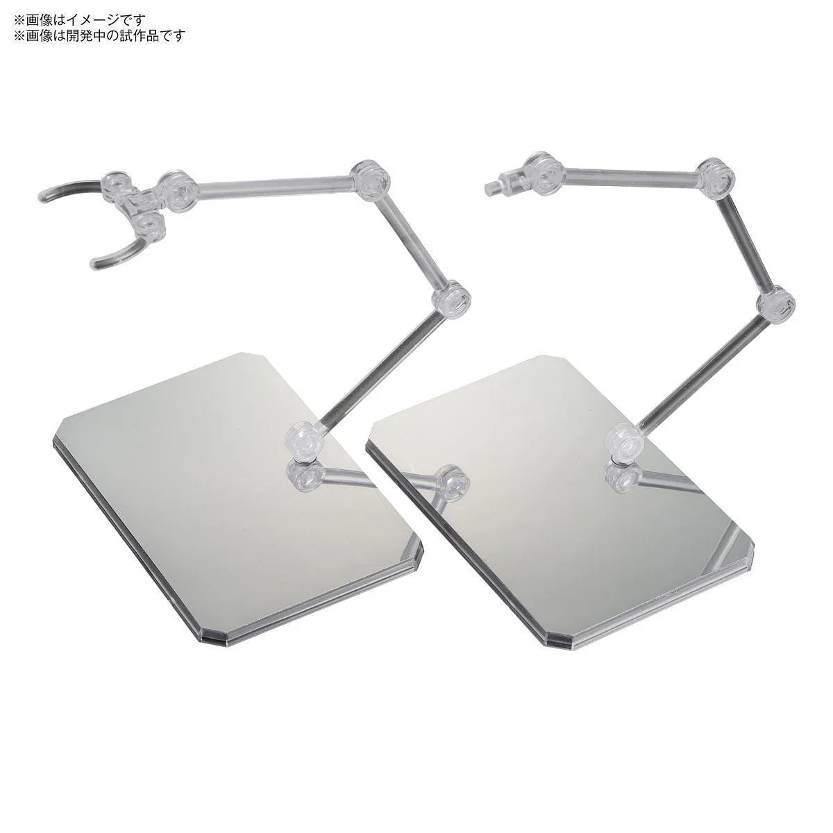 Bandai Action Base 6 Clear Mirror Sticker Set (2pcs) - A-Z Toy Hobby