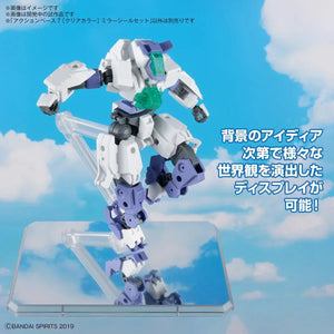 Bandai Action Base 7 Clear Mirror Sticker Set (2pcs) - A-Z Toy Hobby