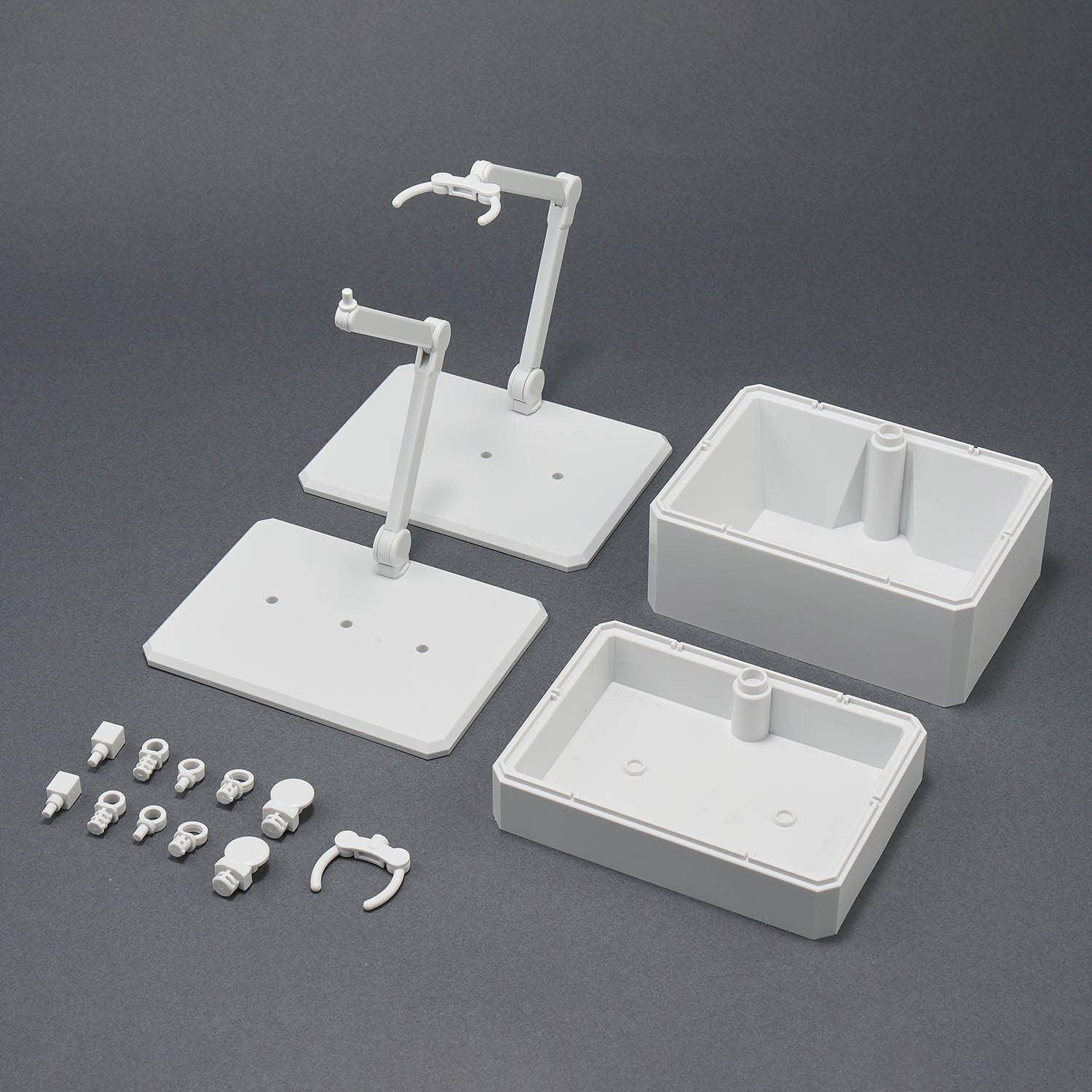 Bandai Action Base 7 & Option Box 1 White 1/144