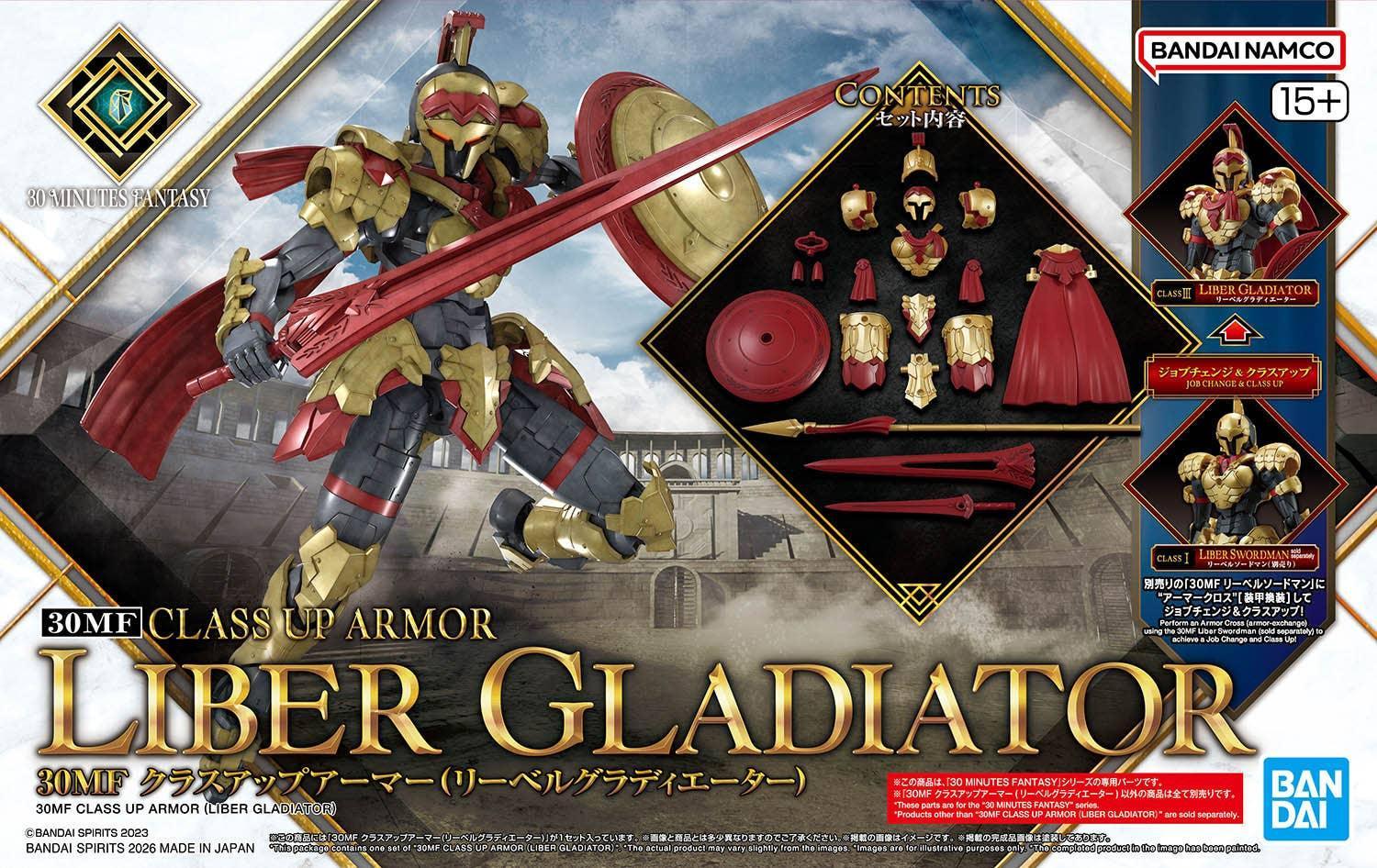 Bandai 30MF A-18 Class Up Armor - Liber Gladiator 1/144 – A-Z Toy