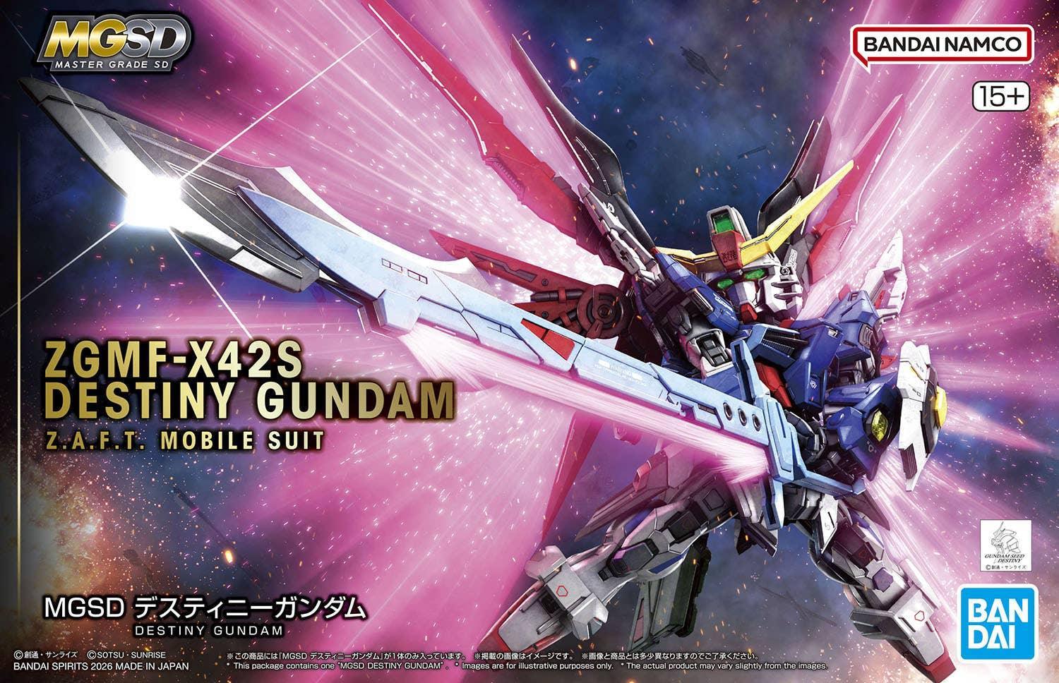 Bandai MGSD Destiny Gundam Model Kit – A-Z Toy Hobby